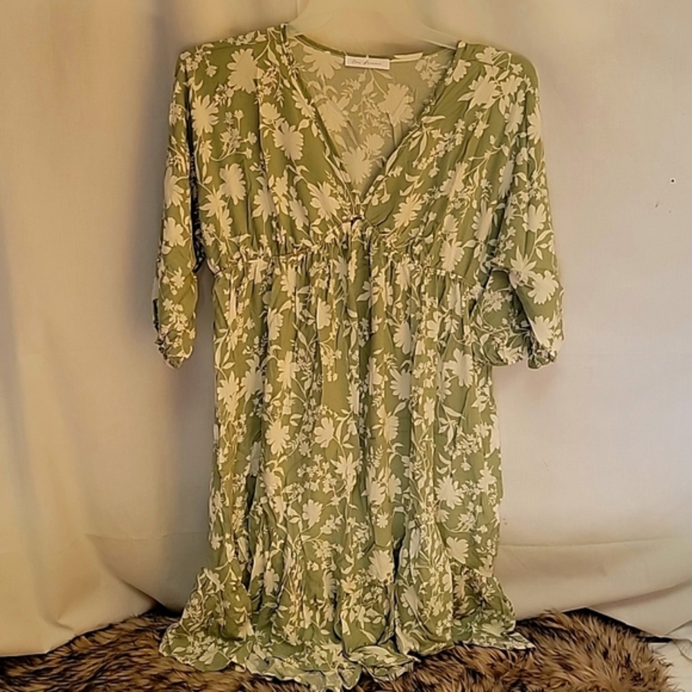 Dress large bohemian floral